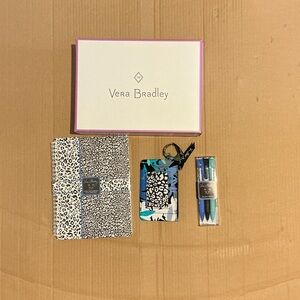 Vera Bradley Black and Blue Stationery Collection
